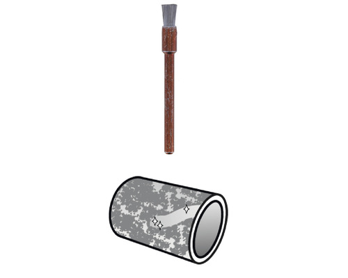 Rohrbürste zur Reinigung von Rohren