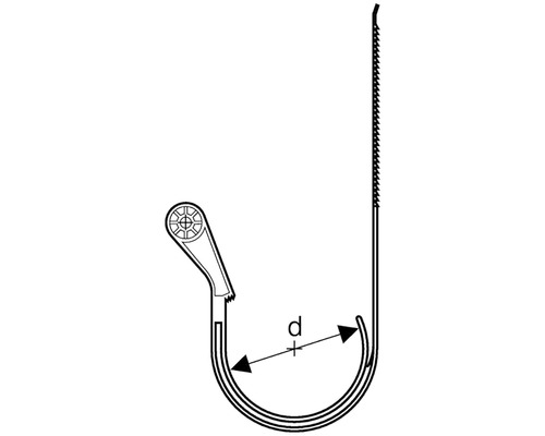 Dachrinnenhalter Detailansicht