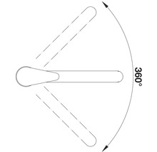 360 Grad Drehung Symbol