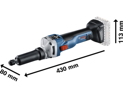 Bosch Geradschleifer mit Abmessungen