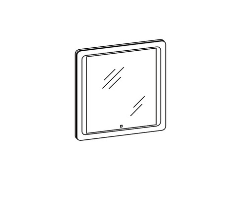 Quadratischer Spiegel zur Wandmontage