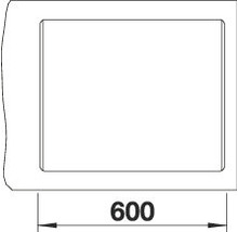 Spüle Blanco DALAGO 6-F 605 x 500 mm cafe 515095