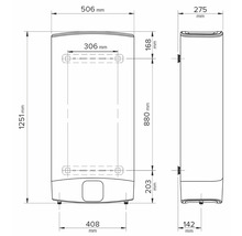 Warmwasserspeicher Ariston Velis 100 EU mit WiFi 80 Liter
