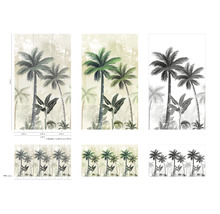 Fototapete Vlies 47202 Smart Art Easy Palmen grün beige 3-tlg. 159 x 270 cm