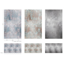 Fototapete Vlies 47212 Smart Art Easy grau silber 3-tlg. 159 x 270 cm