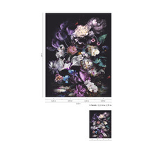 Fototapete Vlies 47225 Smart Art Easy Floral 4-tlg. 212 x 270 cm