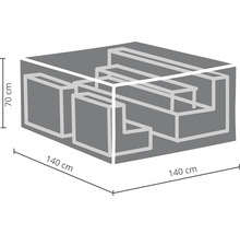 Abdeckung für Gartenmöbel, 140 x 140 x 70 cm