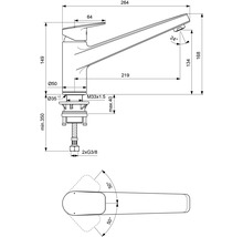 Ideal Standard Küchenarmatur CERAPLAN chrom BD321AA-thumb-5