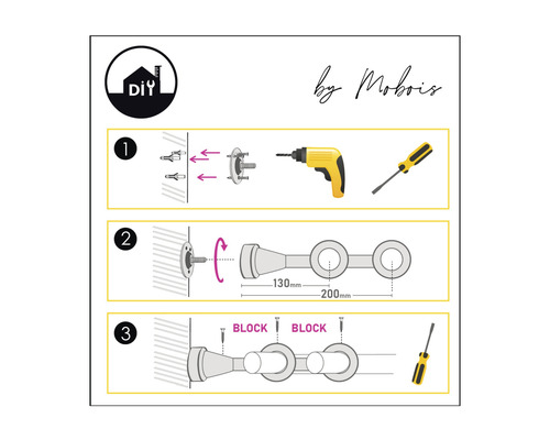 Anleitung zur Montage einer Gardinenstange