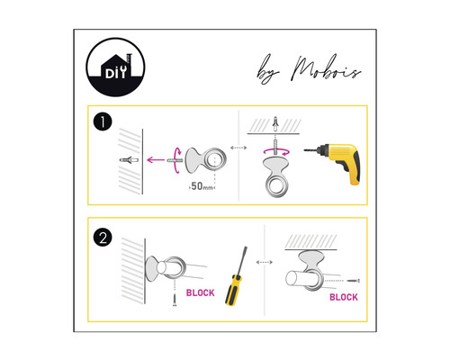 Montageanleitung für ein Möbelstück von Mobois