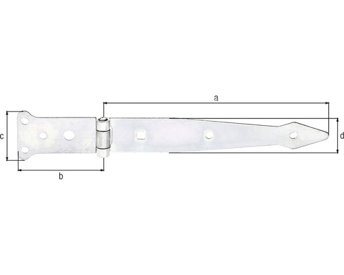 Türband mit Maßangaben