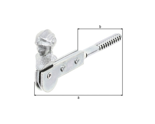 Vorhanggleiter mit Schraube und Kopf