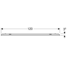 Geberit Lichtspiegel Option Plus 120 x 70 cm 501074001