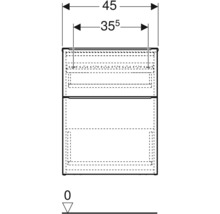 Seitenschrank GEBERIT iCon Frontfarbe Eiche BxHxT 45 x 60 x 47,6 cm 502.315.JH.1