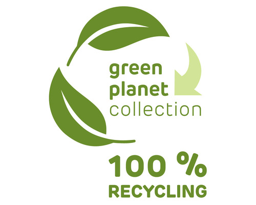 Green Planet Collection Siegel: 100 Prozent Recycling