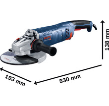 Winkelschleifer Bosch Professional GWS 24-230 JZ inkl. Zusatzhandgriff