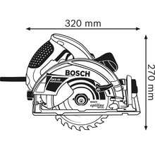 Handkreissäge Bosch Professional GKS 65 inkl. | HORNBACH