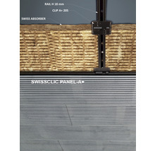 Swissclic Panel A Plus mit Schiene, Clip und Absorber