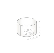 DotCom 5030 Schalrohr mit circa 50 Zentimeter Durchmesser und circa 30 Zentimeter Höhe