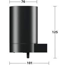 Seifenspender KEUCO Plan Black Selection schwarz matt 14951370000