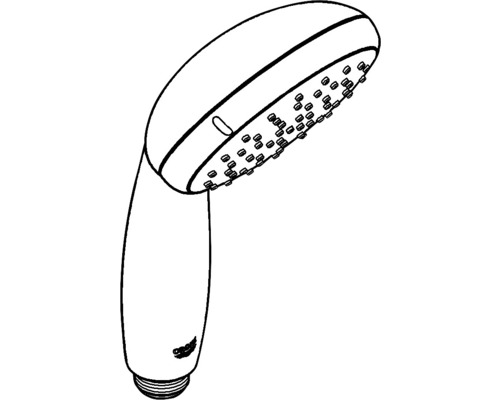 Handbrause mit Brausekopf und Griff
