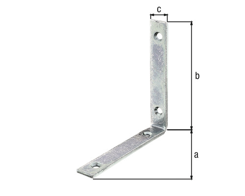Winkelverbinder mit Löchern zur Befestigung
