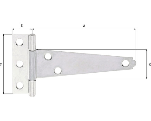 T-Band mit Abmessungen