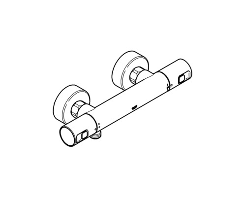 Aufputz-Thermostatarmatur für Dusche oder Badewanne