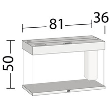 Aquarium Juwel Rio 125 mit LED-Beleuchtung, Pumpe, Filter, Heizer ohne Unterschrank grau-thumb-3
