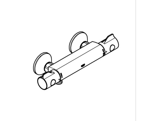 Thermostat-Brausearmatur für den Wasseranschluss