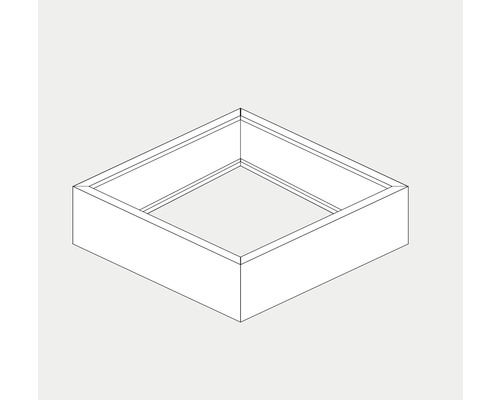 Skizze eines Hochbeets