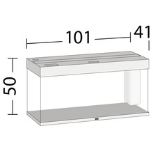 Aquarium Juwel Rio 180 mit LED-Beleuchtung, Pumpe, Filter, Heizer ohne Unterschrank grau-thumb-3