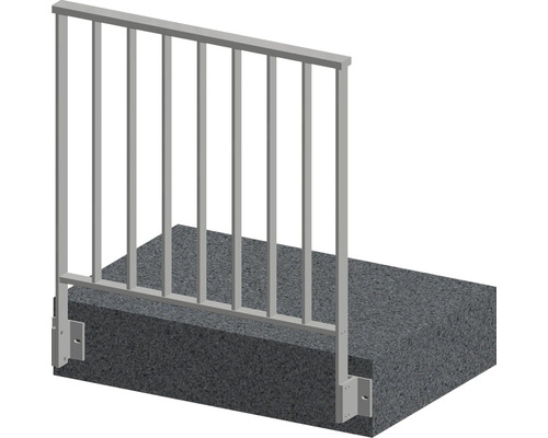 Geländer aus Metall für Treppen im Außenbereich