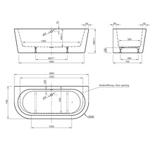 Vorwand-Whirlpool Körperformbadewanne mit Rundung OTTOFOND Messina 79 x 180 cm weiß glänzend 73210-thumb-9 Vorwand-Whirlpool Körperformbadewanne mit Rundung OTTOFOND Messina 79 x 180 cm weiß glänzend 73210-thumb-9
