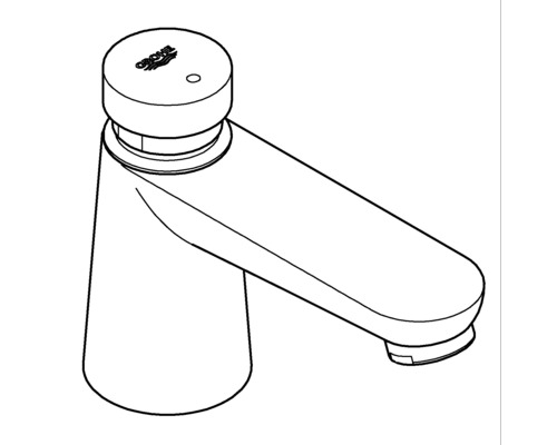 Skizze einer Armatur mit Grohe Logo