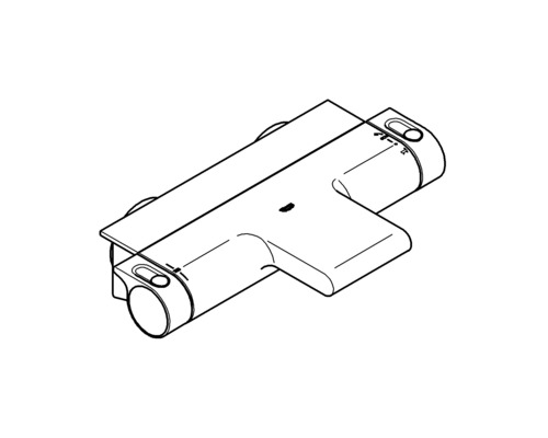 Brausethermostat zur Wandmontage