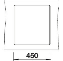 Spüle Blanco DALAGO 45-F 455 x 500 mm softweiß 527060