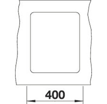 Spüle Blanco SUBLINE 320-F 347 x 427 mm softweiß 527159