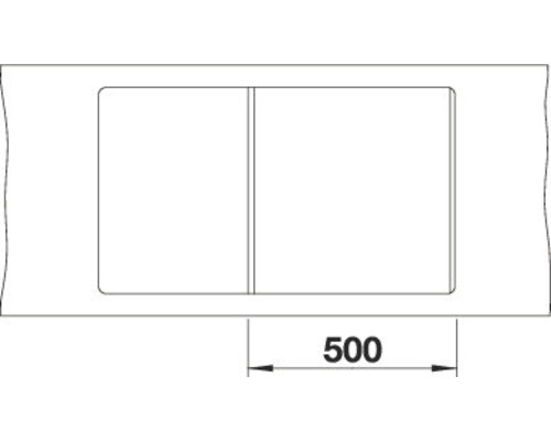 Sanitärtechnik Installationsvorwandelement mit einer Breite von 500 Millimeter