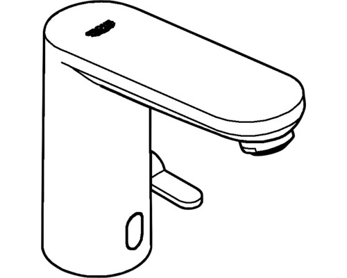 Wasserhahn mit Hebel und Sensor