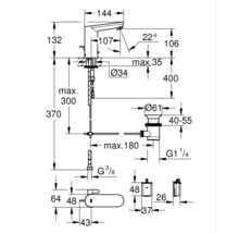 GROHE Berührungslose Armatur EUROSMART CE chrom 36331001-thumb-3