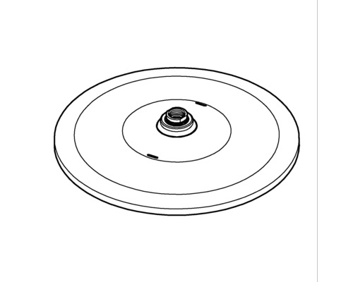 Runde Duschkopfrosette