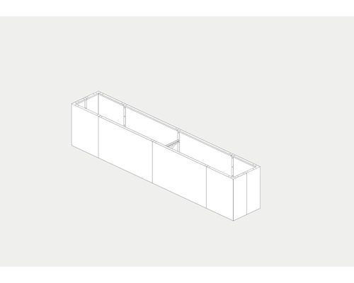Skizze eines Pflanzkastens