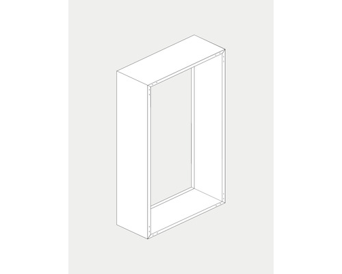 Illustration eines Schrankrahmens