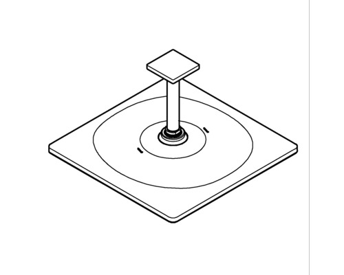 Sanitärbedarf Deckenbefestigung