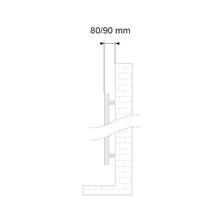 Elektrischer Badheizkörper Sanotechnik E-Wien 113,2x60x6 cm 600 Watt weiß