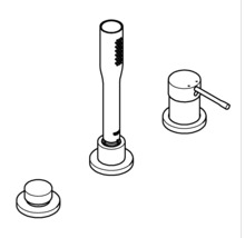 Armatur für ein Bidet