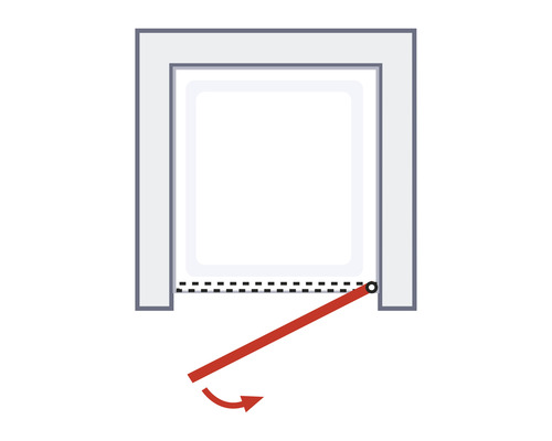 Symbol für eine Schwingtür