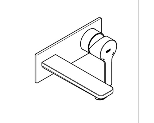 Wandarmatur für das Badezimmer