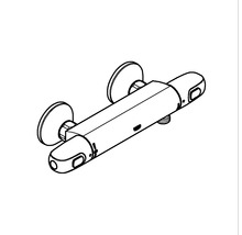 Thermostat-Brausebatterie GROHE Grohtherm 1000 34550000 chrom-thumb-3